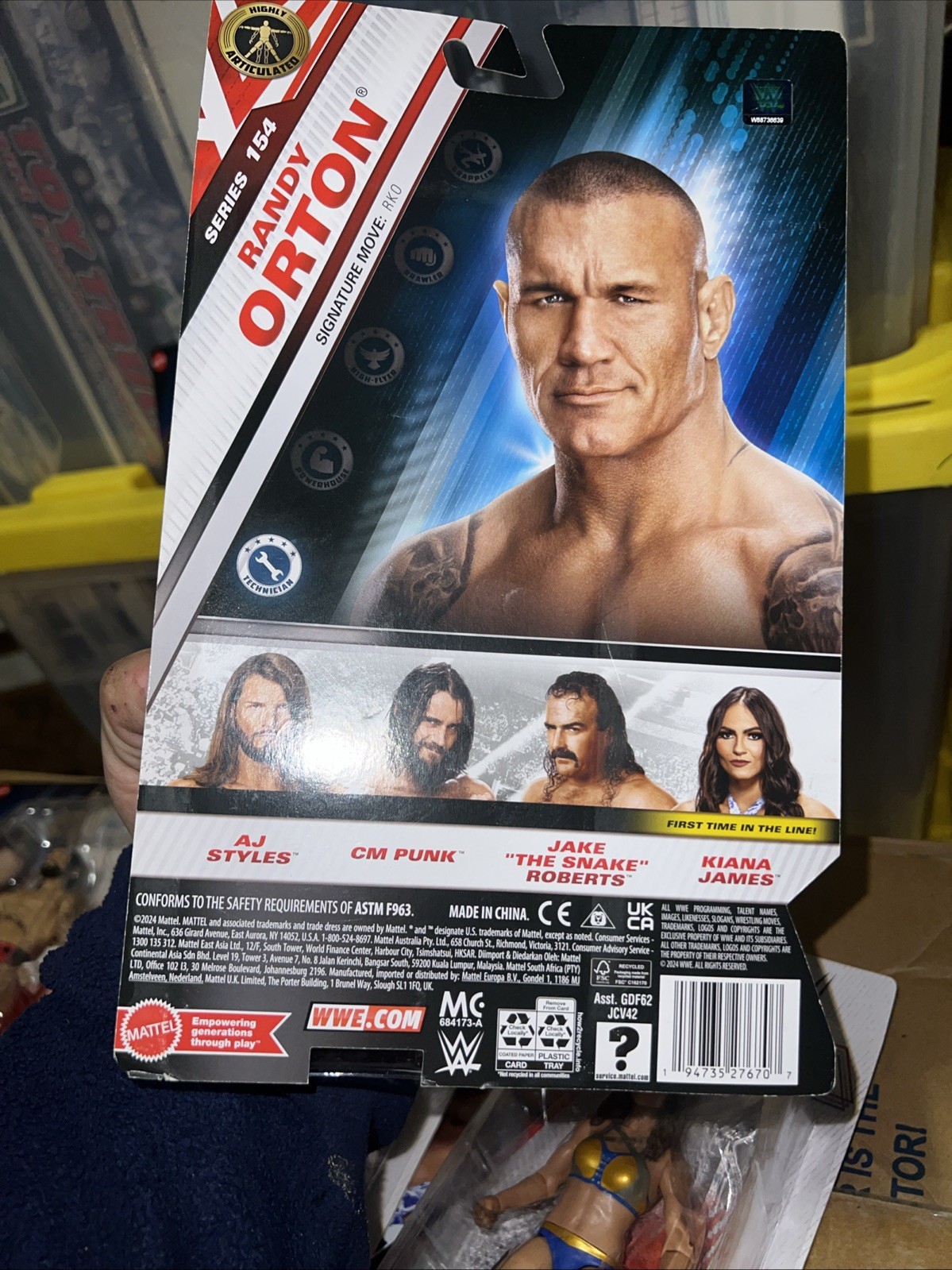 WWE Basic Series 154 Main Event Kianna James +5 others in series MOSC c2024