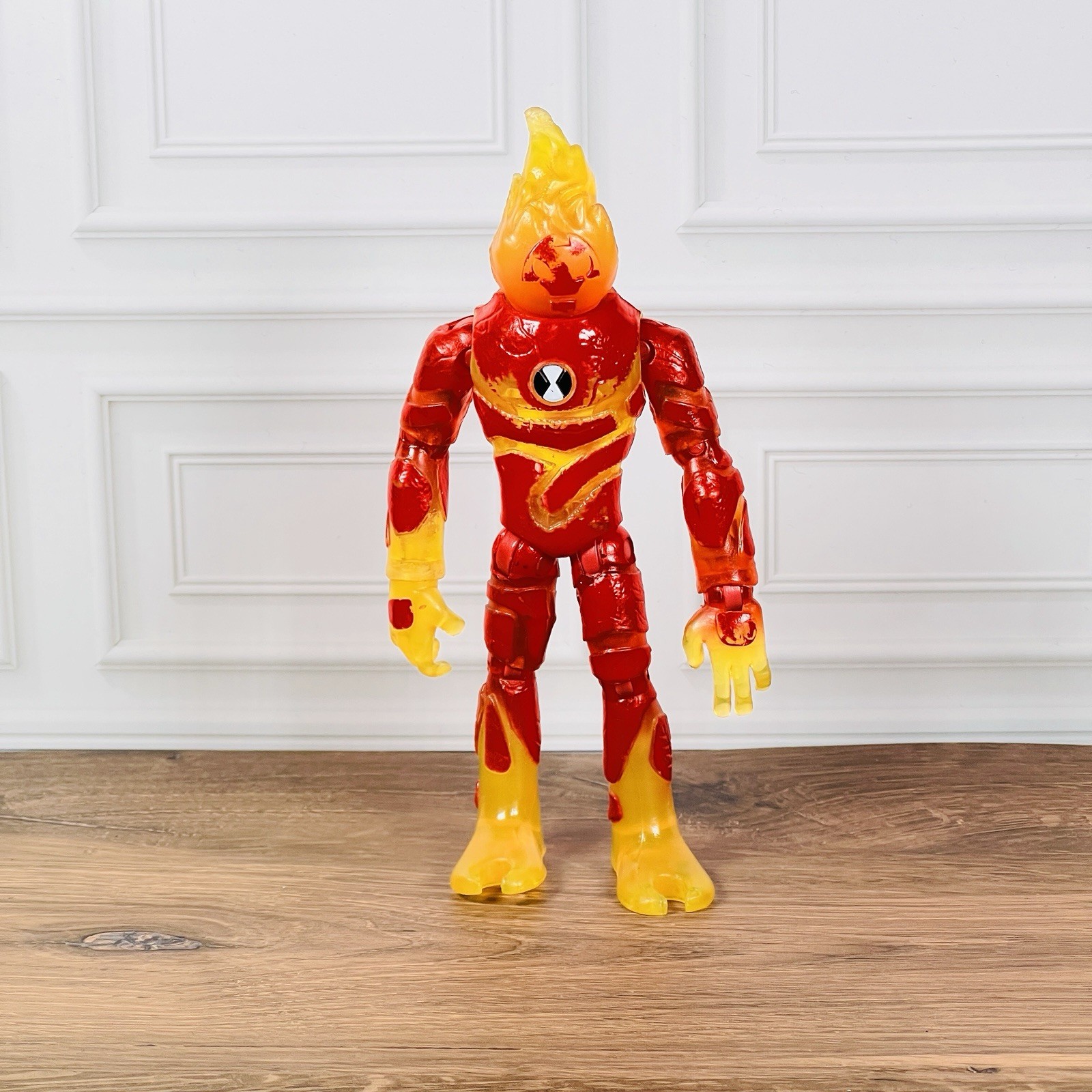 Ben 10 Heatblast Alien Figure 5&Prime; Force Cartoon Network Playmates Toy Heat Blast