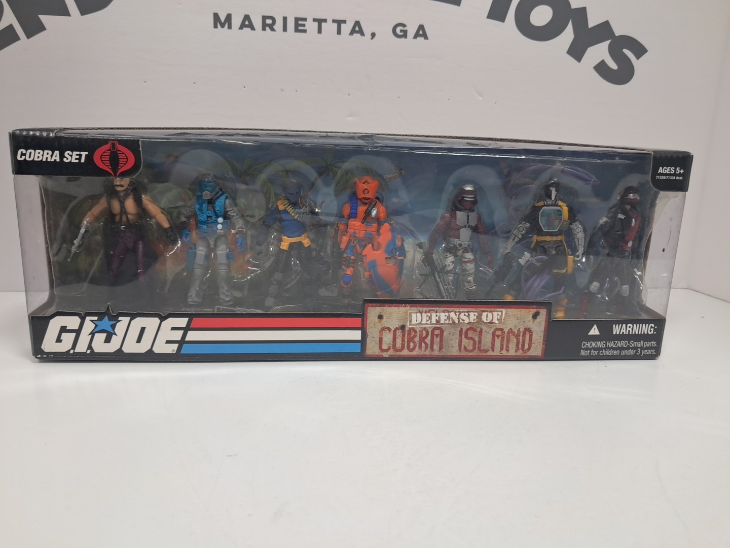 G.I. Joe 25th Anniversary – DEFENSE OF COBRA ISLAND – 7 Figure Set – Hasbro 2009