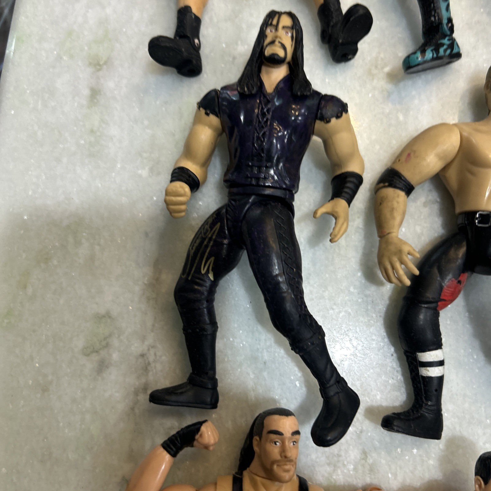 Lot Of 15 Wrestling Figures Mixed Different Years & Collections 90’s & More