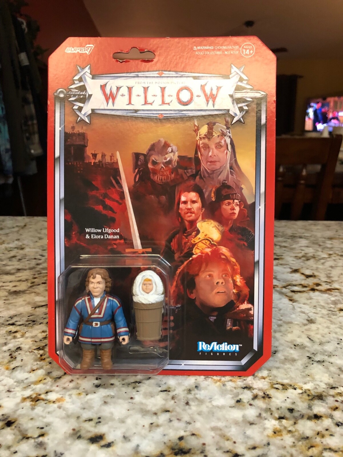 New Rare 2022 D23 Expo Limited Exclusive Super 7 Reaction Willow 3.75&Prime;