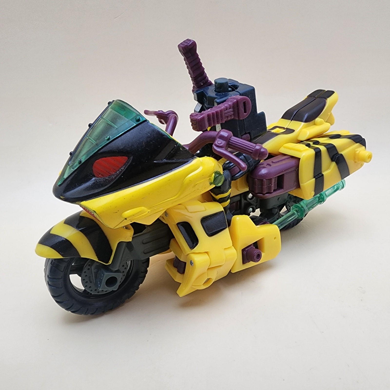 TRANSFORMERS Energon (2003) RAPID RUN 5.5&Prime; Combat Deluxe + NIGHTSCREAM Minicon