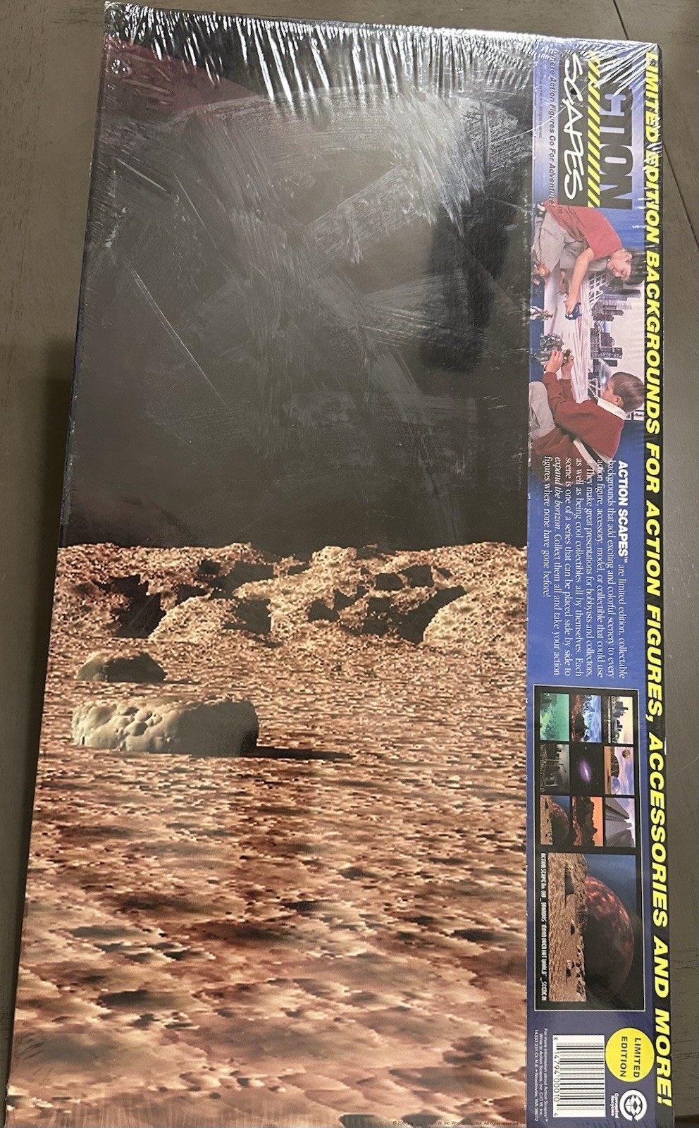 Vintage 4 Backdrops /Action Scapes Limited Edition For Action Figures- Year 2000