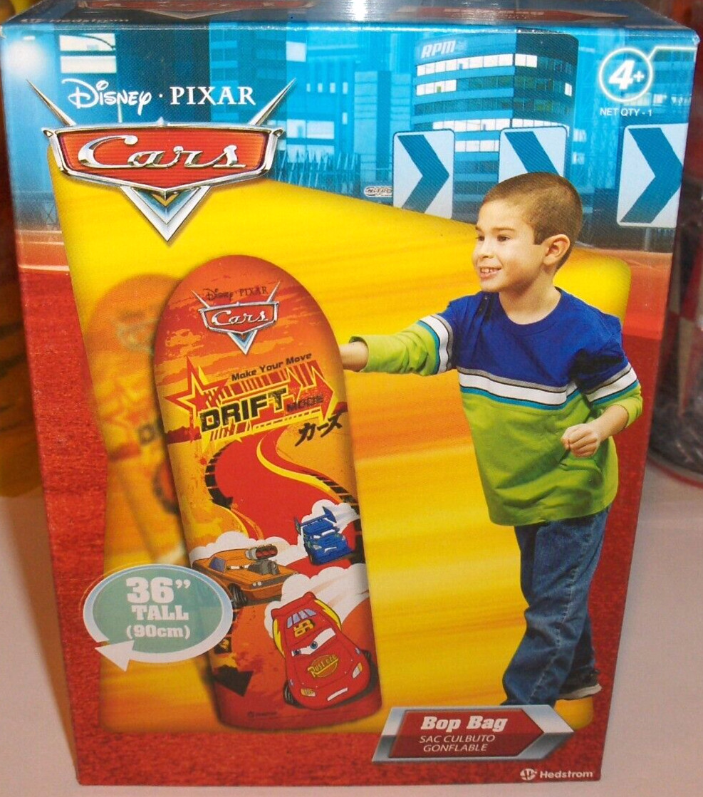 DISNEY PIXAR CARS`36« Inflatable Bop Bag,For Indoor Or Out Use- NEW- SHIPS FREE
