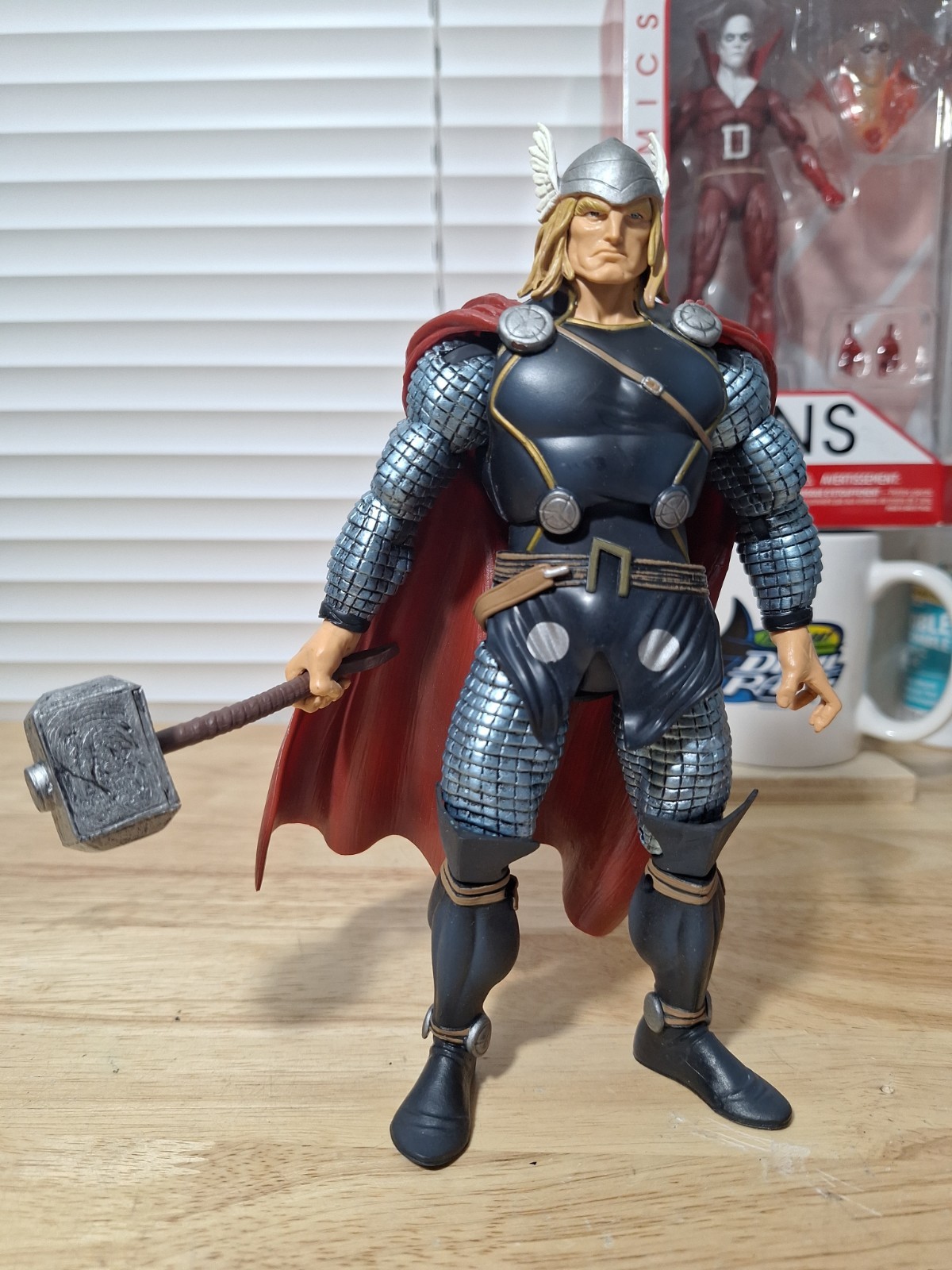 Marvel Legends 7” Thor Action Figure Terrax Wave With Hammer Hasbro 2012