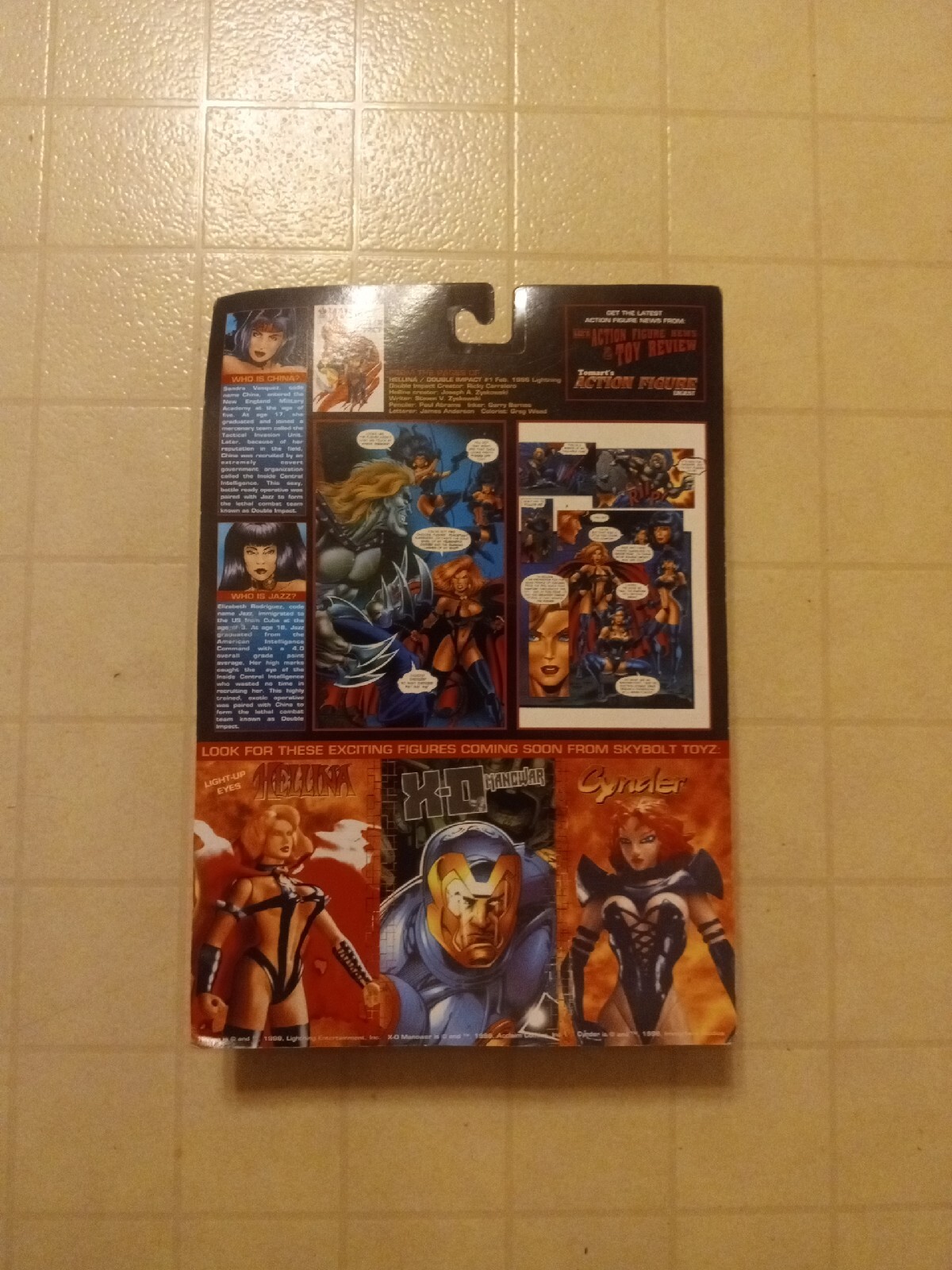 Skybolt 1998 Double Impact « China » Action Figure Perfect Unopened Condition Rare