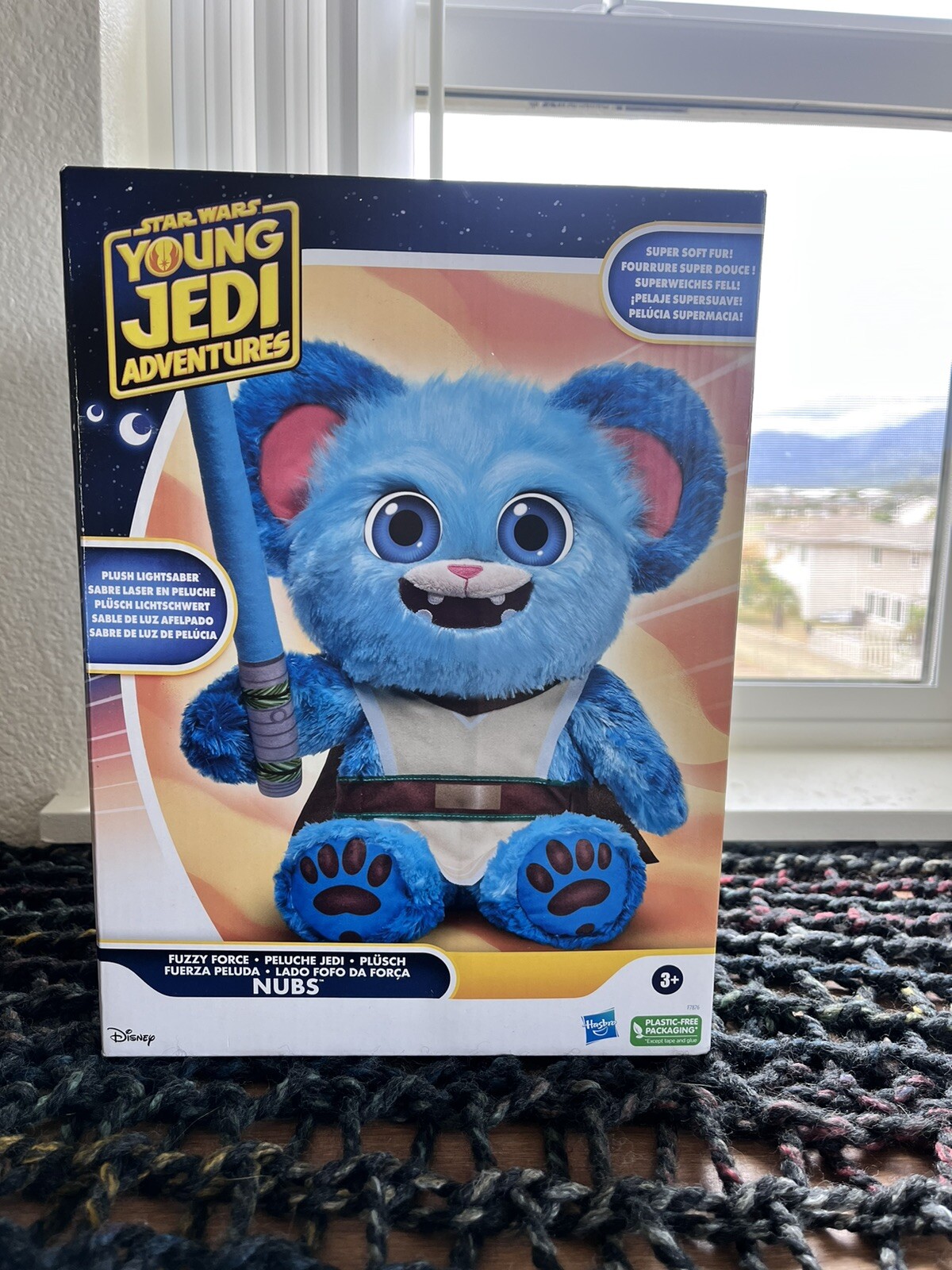 Star Wars Young Jedi Fuzzy Force Nubs 16.5&Prime; Plush Toy
