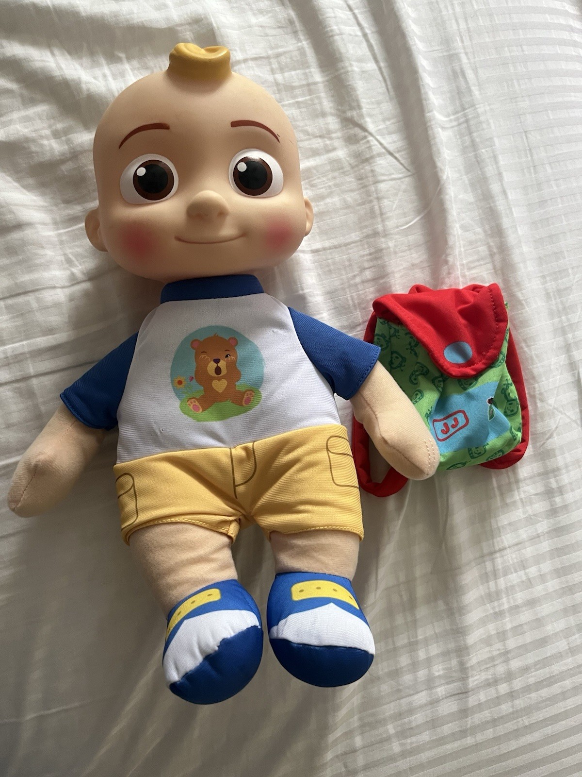 Cocomelon Back To School JJ Doll Push with mini back pack
