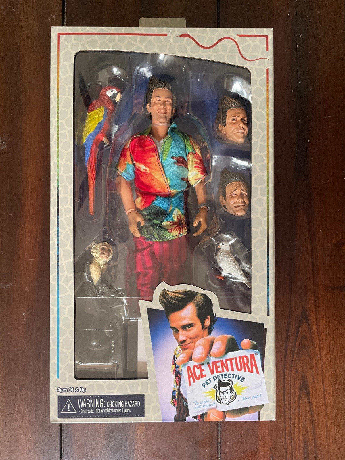 NECA Ace Ventura Pet Detective 8&Prime; Figure Jim Carrey – New Sealed