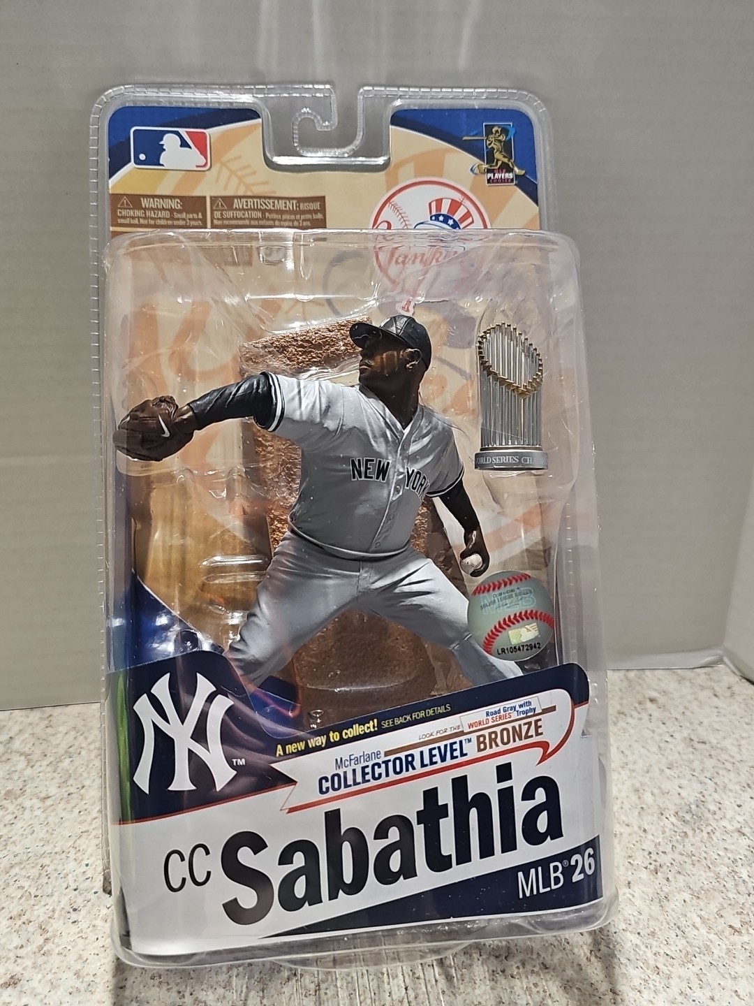 Mcfarlane CC Sabathia #52 NY Yankees MLB World Series #&rsquo;d Figure Bronze #&rsquo;d Fig