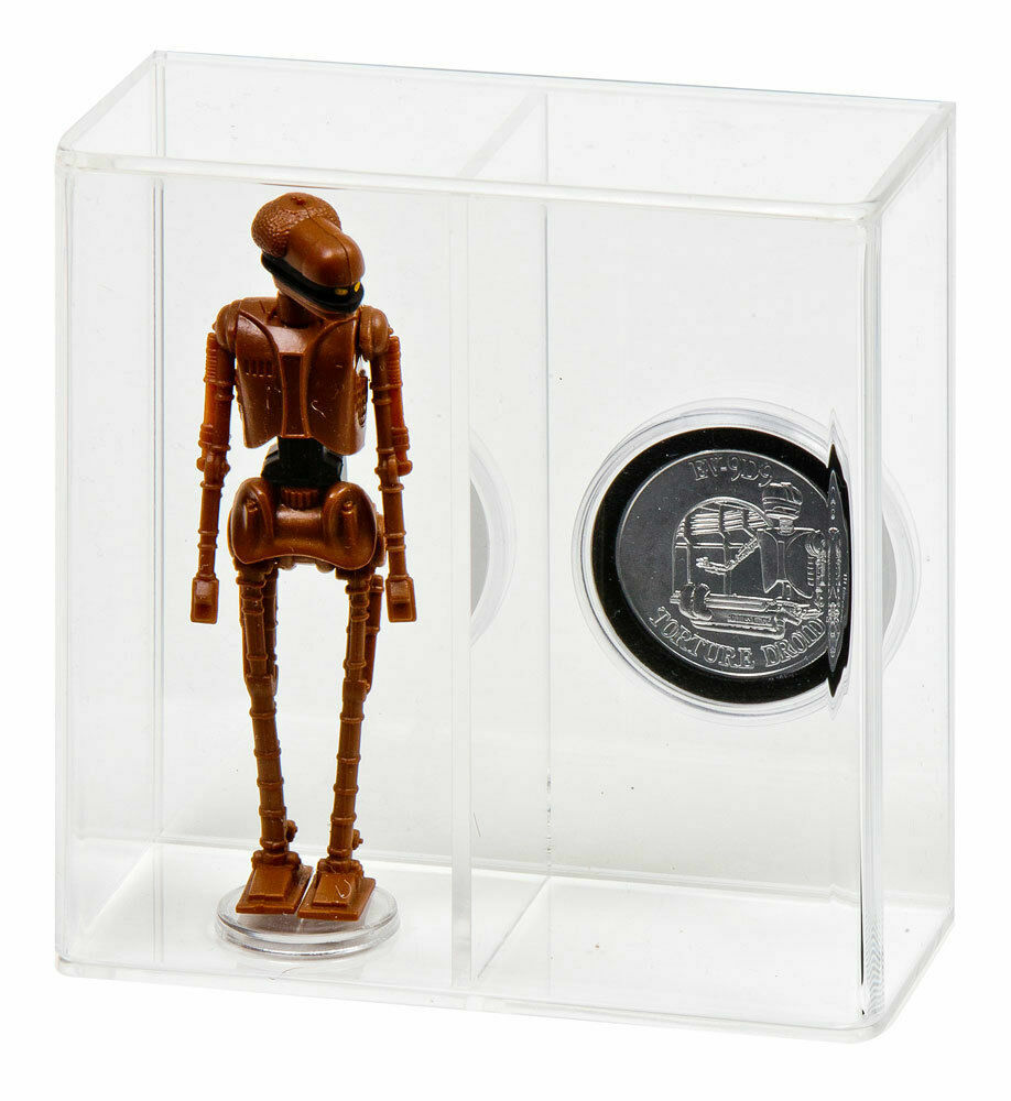 1 x GW Acrylic Display Case – Star Wars Action Figure and Coin (AFC-009) – Large