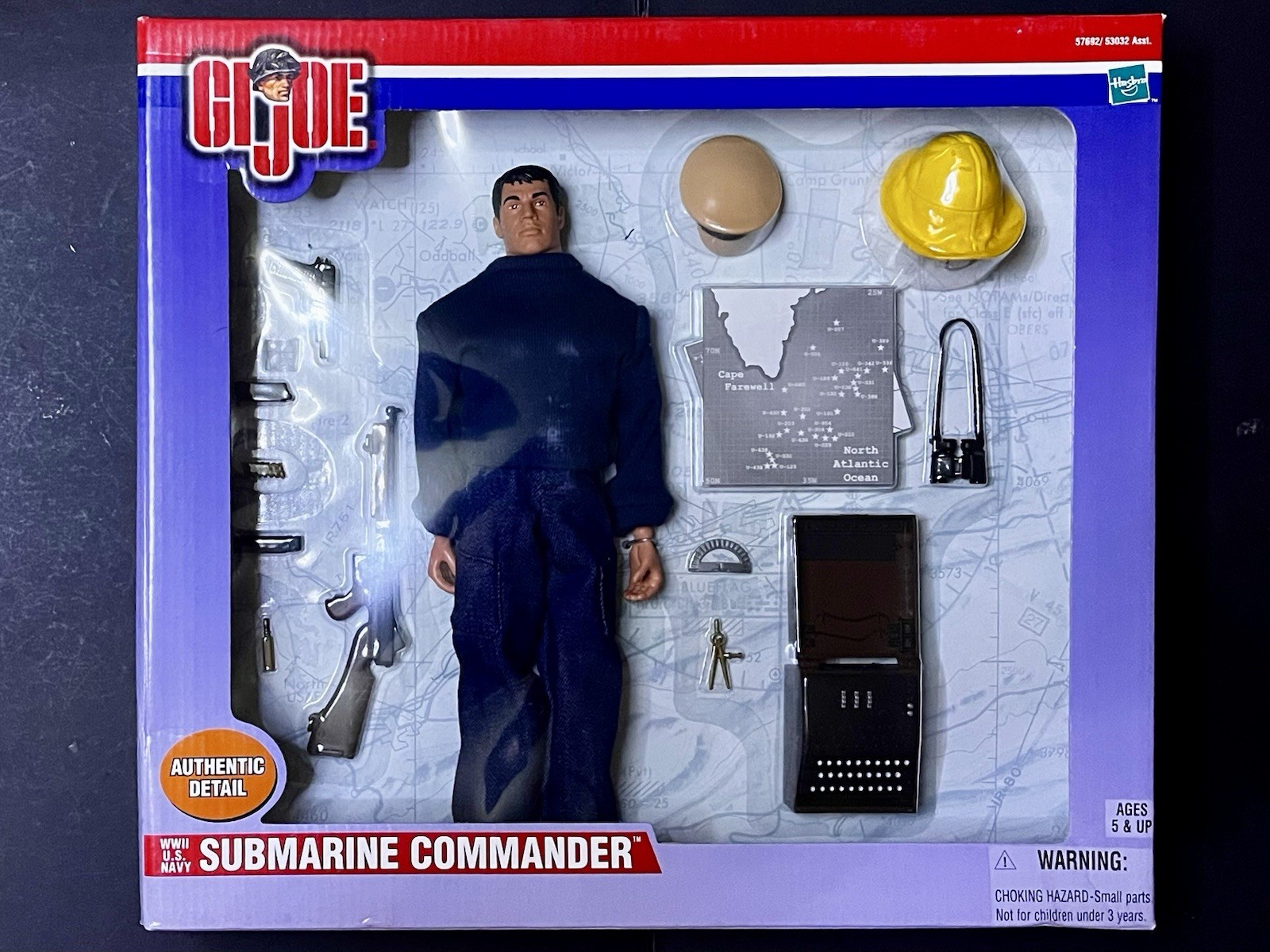 Hasbro • GI Joe • WWII U.S. Navy • Submarine Commander • 12” • 2000