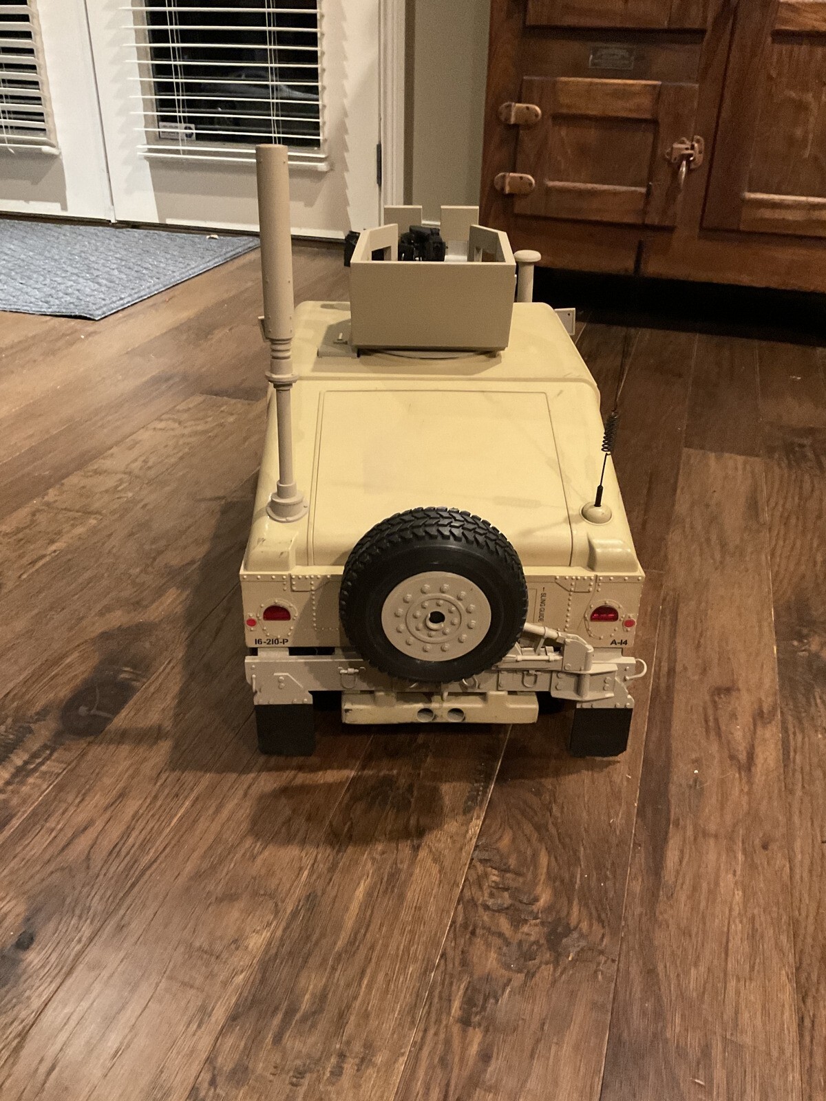Custom Humvee Rear Lower Bumper Extension, multiple scales