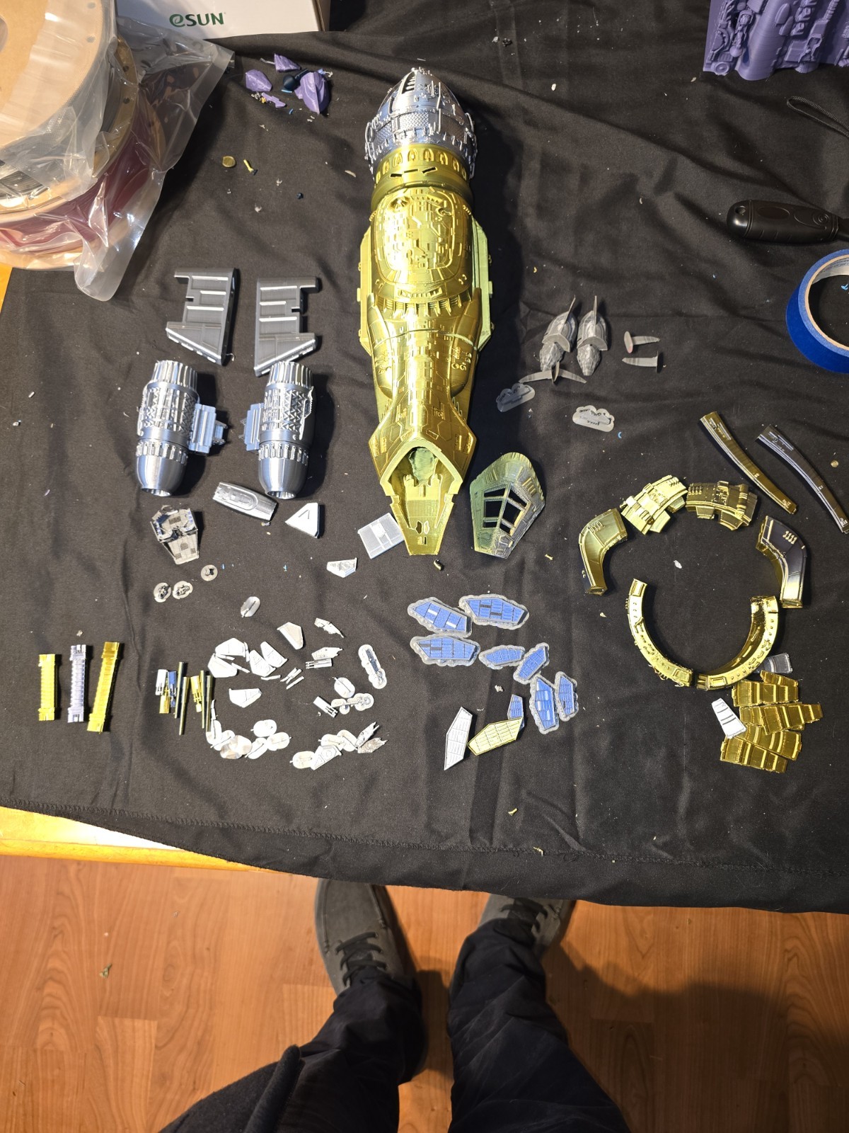 Serenity Firefly Class Transport Model 1/200 -17&Prime; W Cockpit And Interior 3d Kit