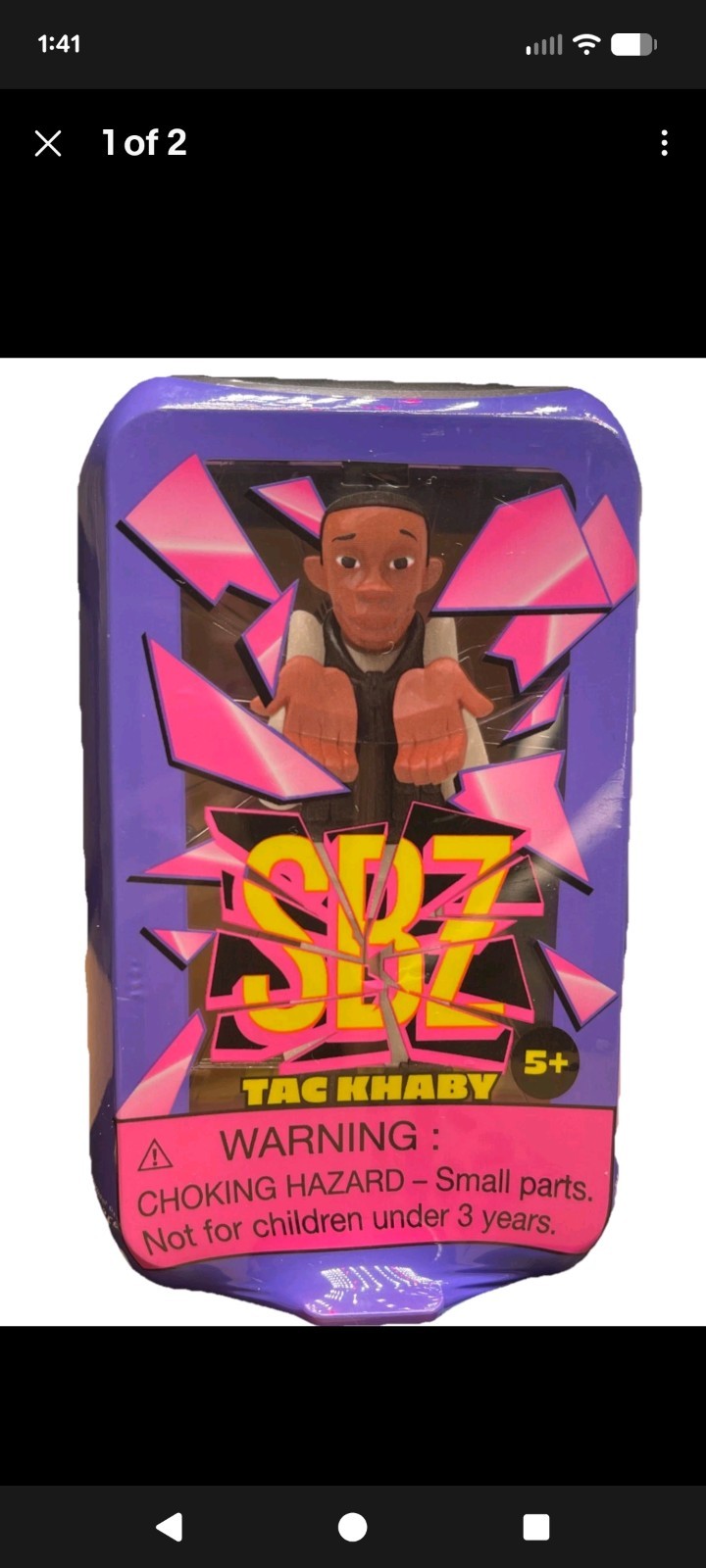 ScreenBreakZ Tac Khaby 4.5&Prime; Collectible Figure From The Khaby Lame Series New
