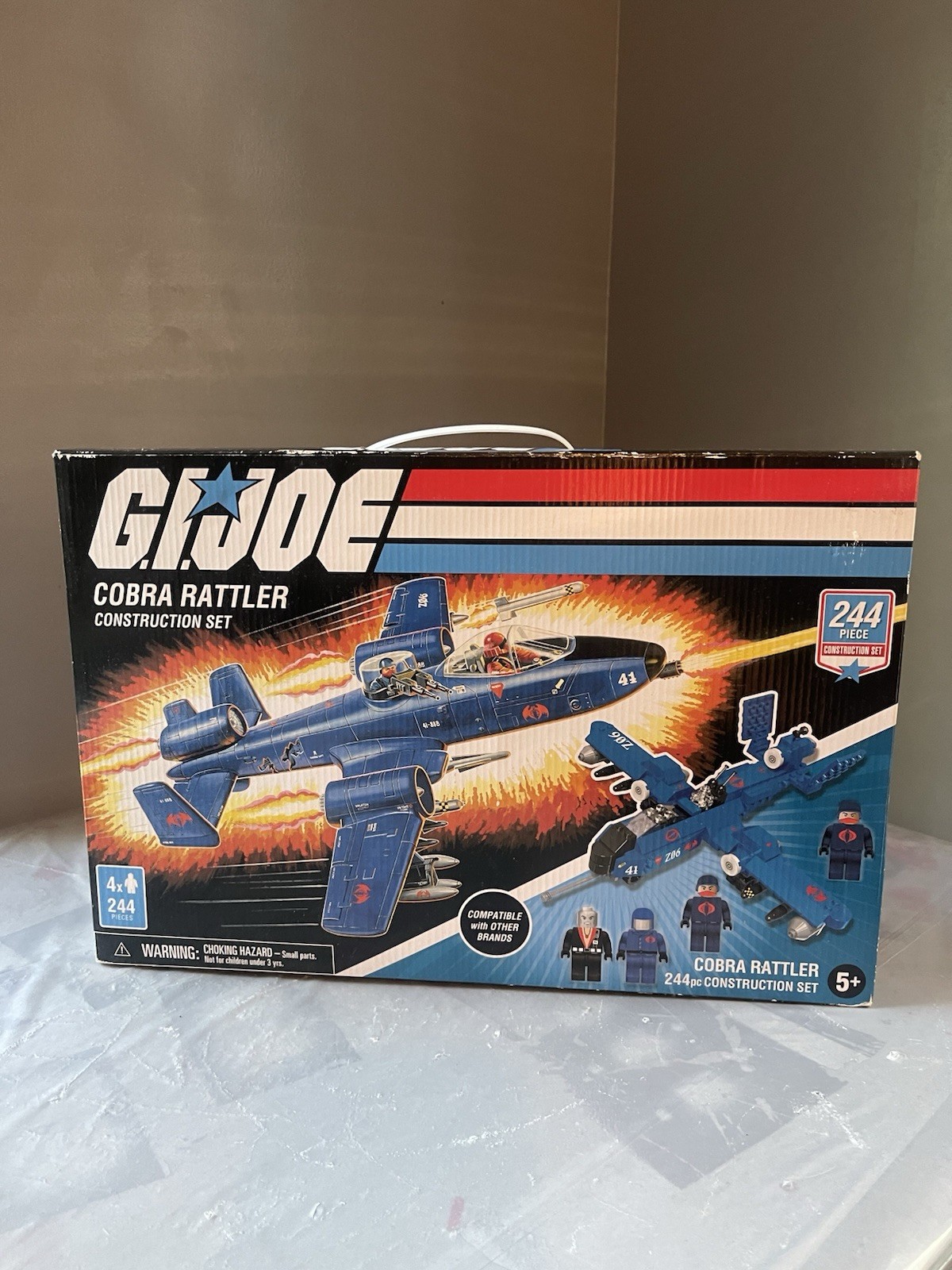 GI Joe Construction Set Cobra Rattler (Unsure If Used) Try Ur Luck!