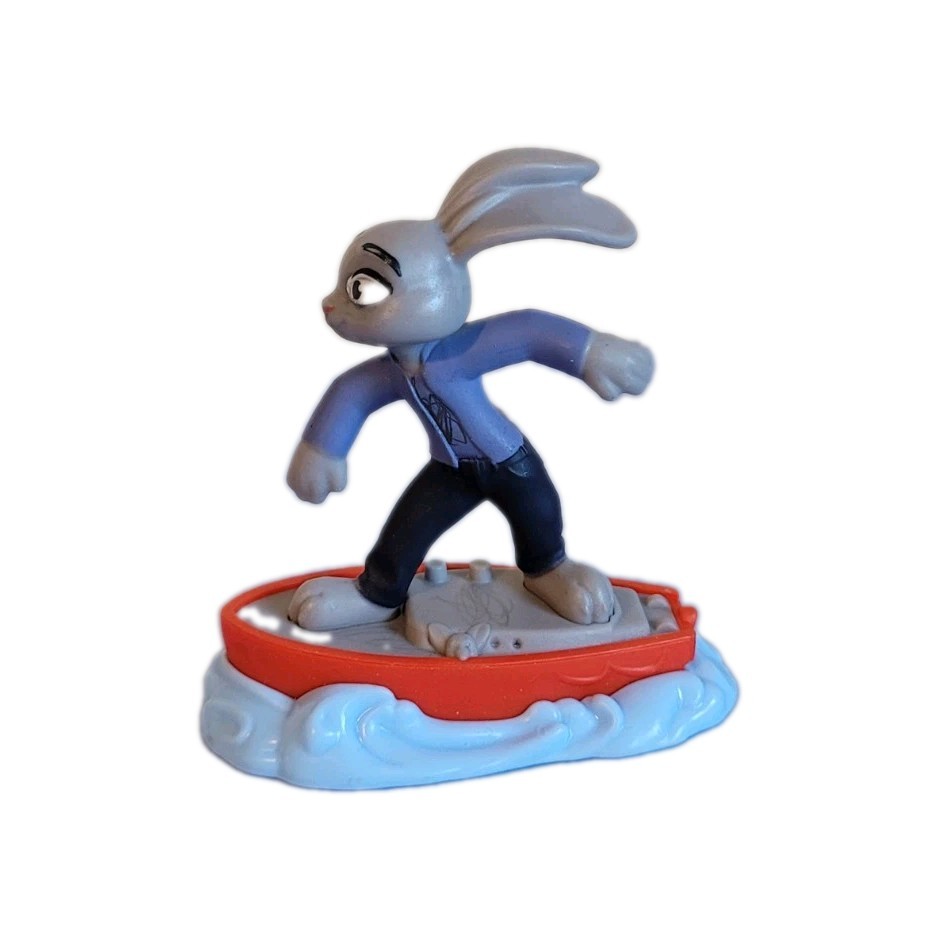 Disney Zootopia Judy Hopps Fast Food Toy Figure McDonald&rsquo;s 2016 Ages 3-7 Years
