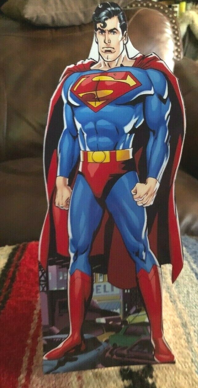 Superman DC Comic Figure Tabletop Display Standee 10 1/2&Prime; Tall