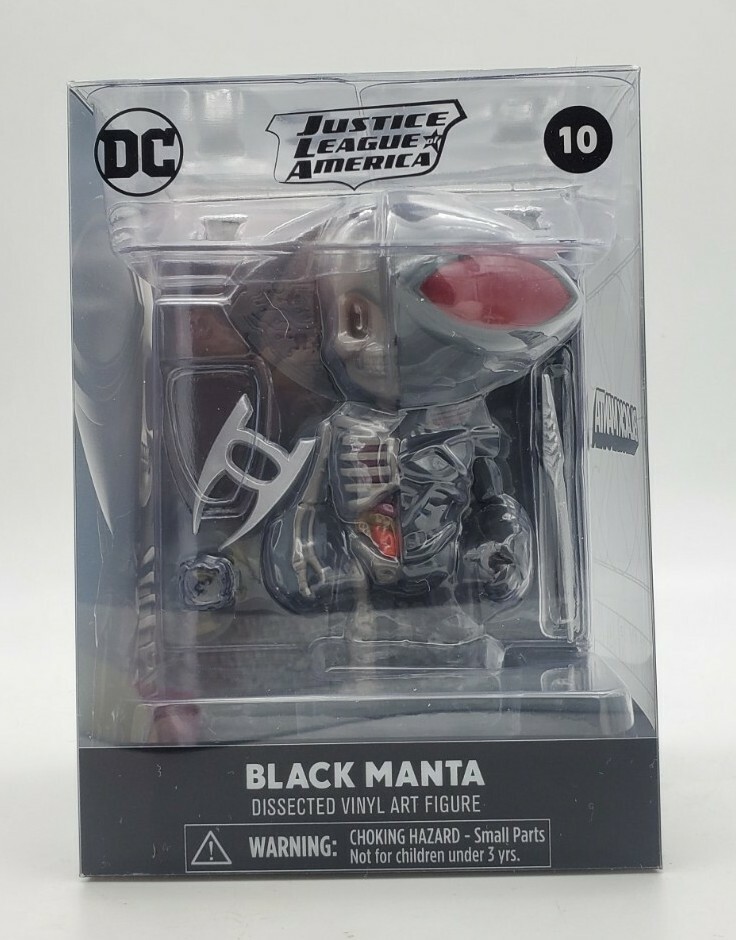 DC XXRAY JLA BLACK MANTA 4&Prime; Dissected Vinyl Art Figure