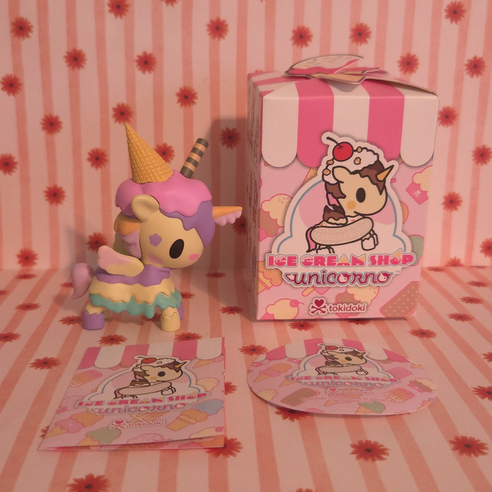 Tokidoki ICE CREAM SHOP Unicorno PURPLE MELTY 2025 New Complete Vinyl Figure