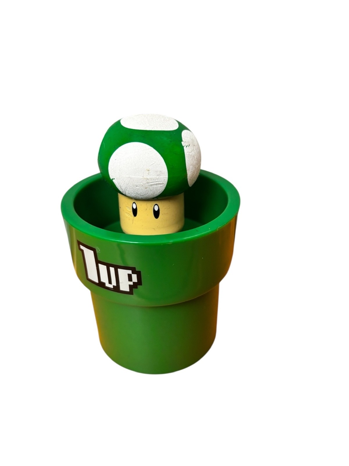 2009 thinkgeek.com exclusive super mario bros. grow a 1up mushroom toy figure