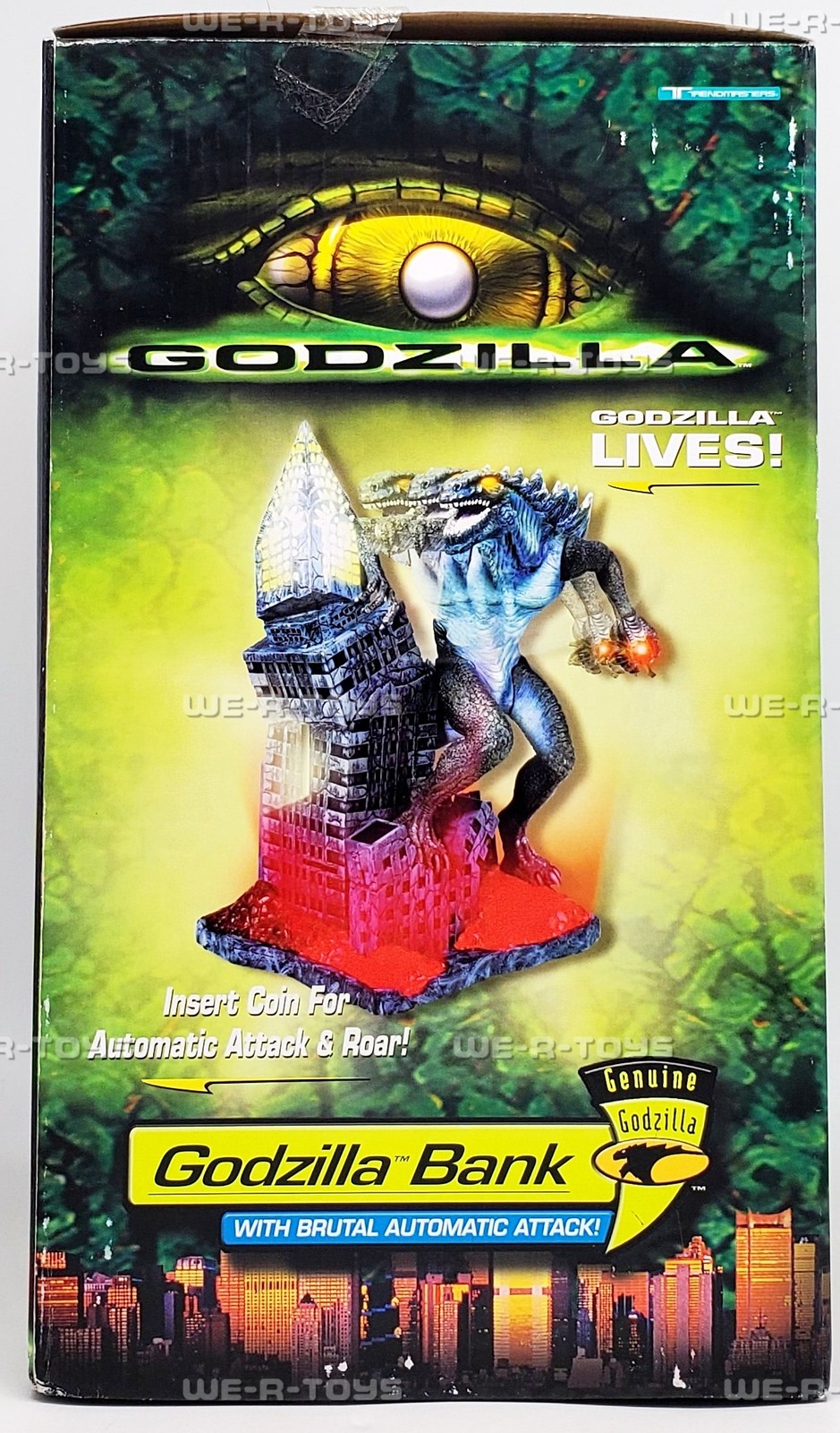 Godzilla Bank with Brutal Automatic 1998 Trend Masters 31128