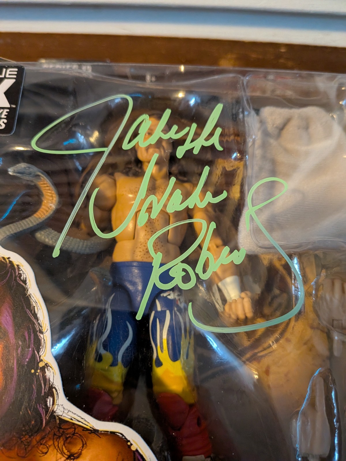 Jake « The Snake » Roberts SIGNED Figure 2021 Mattel WWE Legends Elite Collection