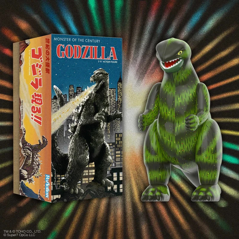 Marusan Tin Style Godzilla ReAction Figure (Shipping Now)