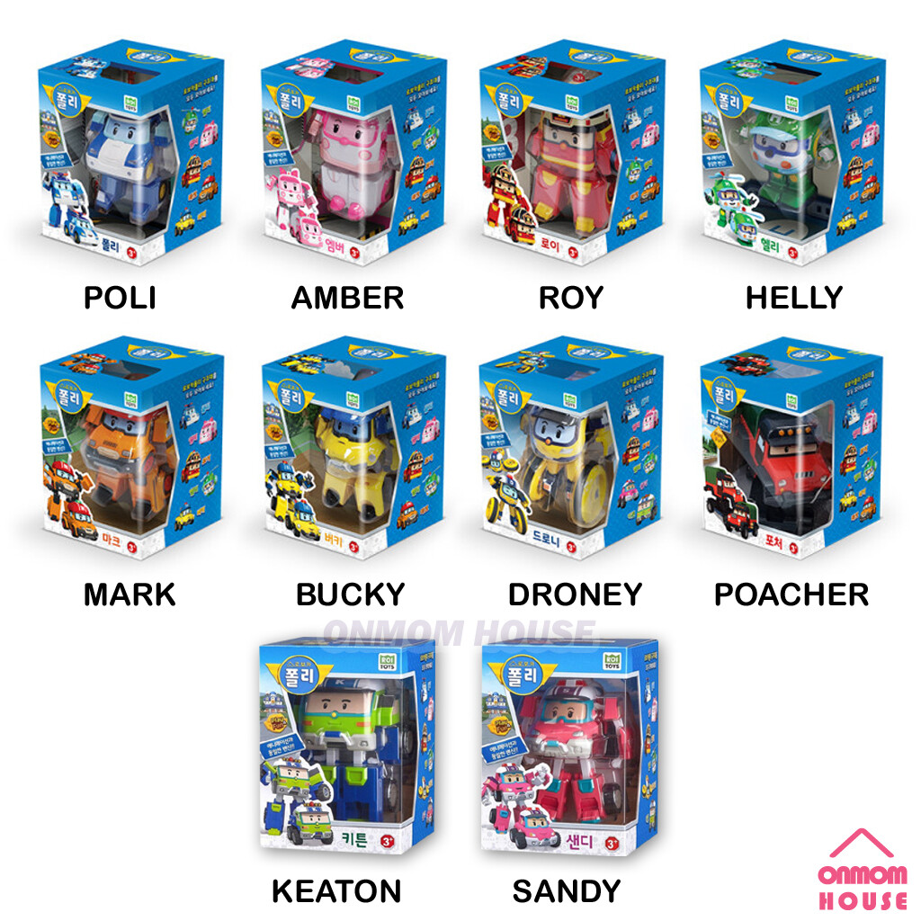 Robocar Poli Transformer Robot Action Figure 10 Types Car Toy