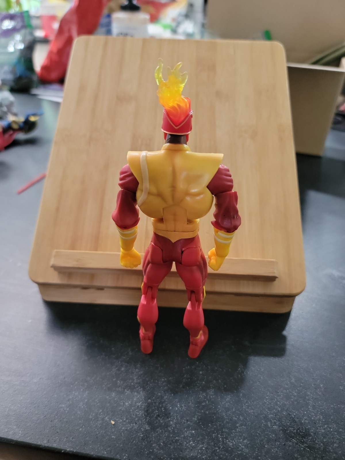 DCU CLASSICS FIRESTORM VARIANT 2008 ACTION FIGURE LOOSE Missing Accessories