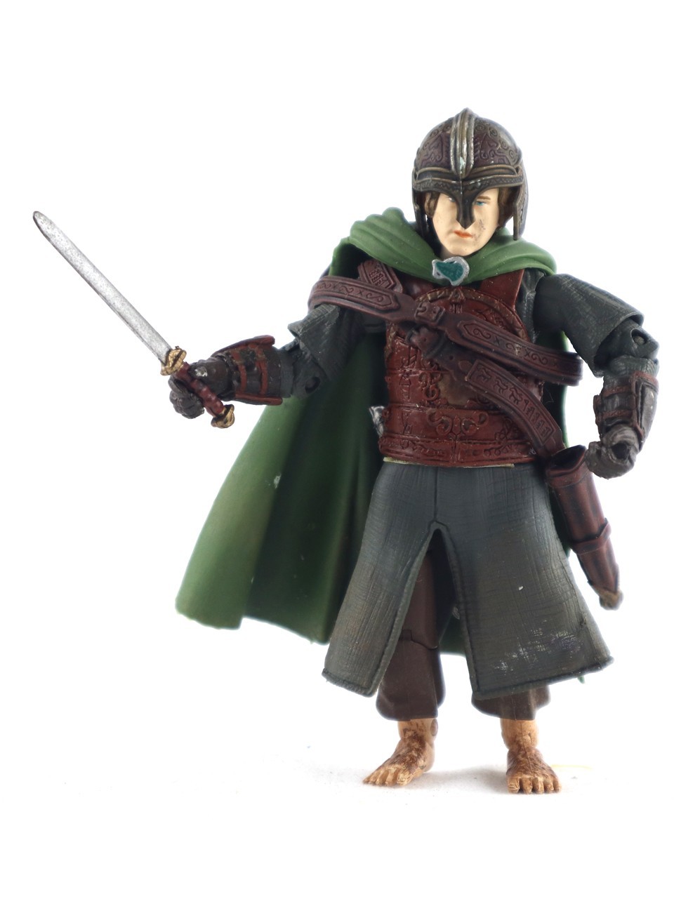 Toy Biz Lord Of The Rings Return Of The King Merry with Rohan Armor Figure 2004