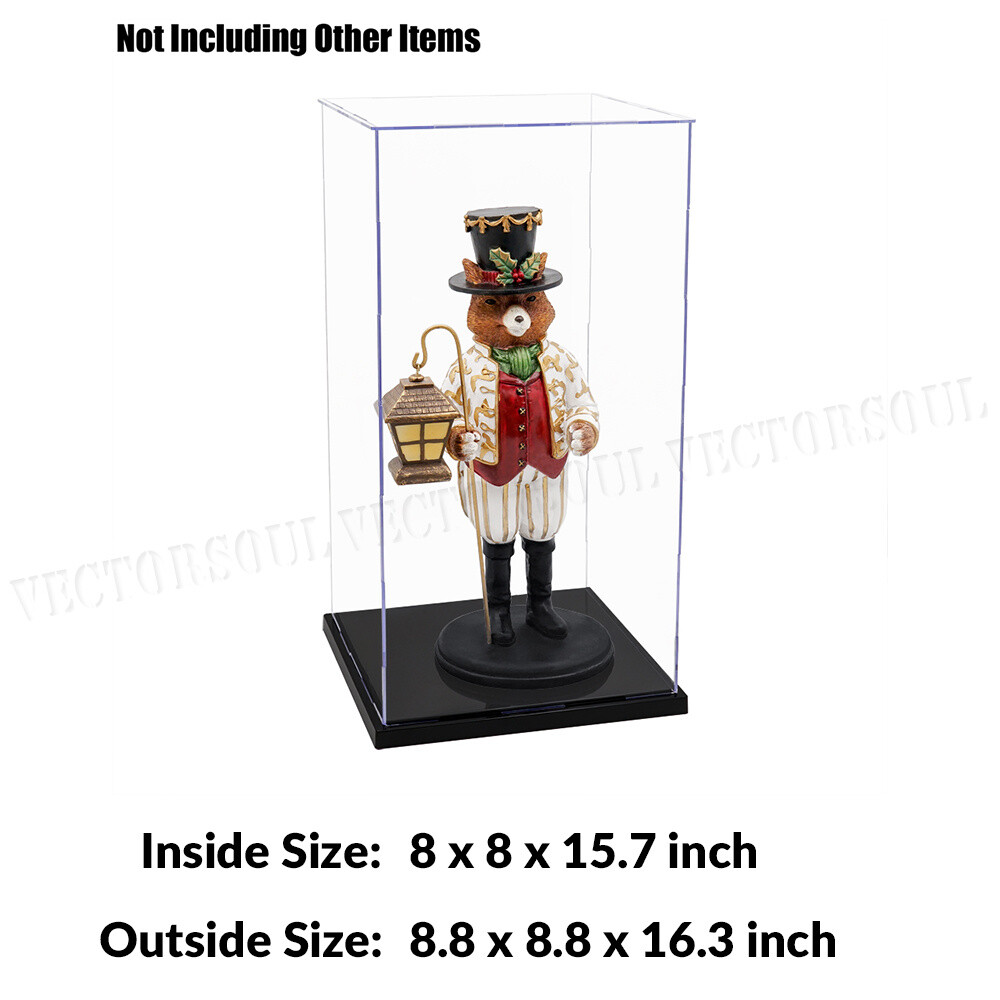 Acrylic Display Case Dustproof Box 1/6 Action Figures Large Collectibles US 16”