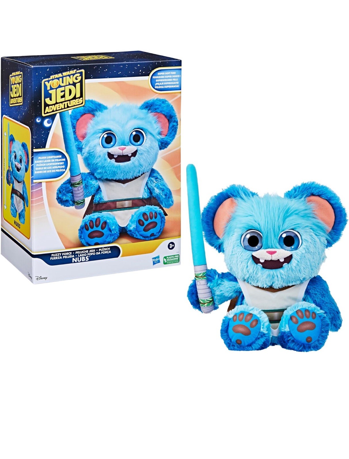 Star Wars: Young Jedi Adventures Fuzzy Force Nubs, Plush, Toy – NIB $19.99