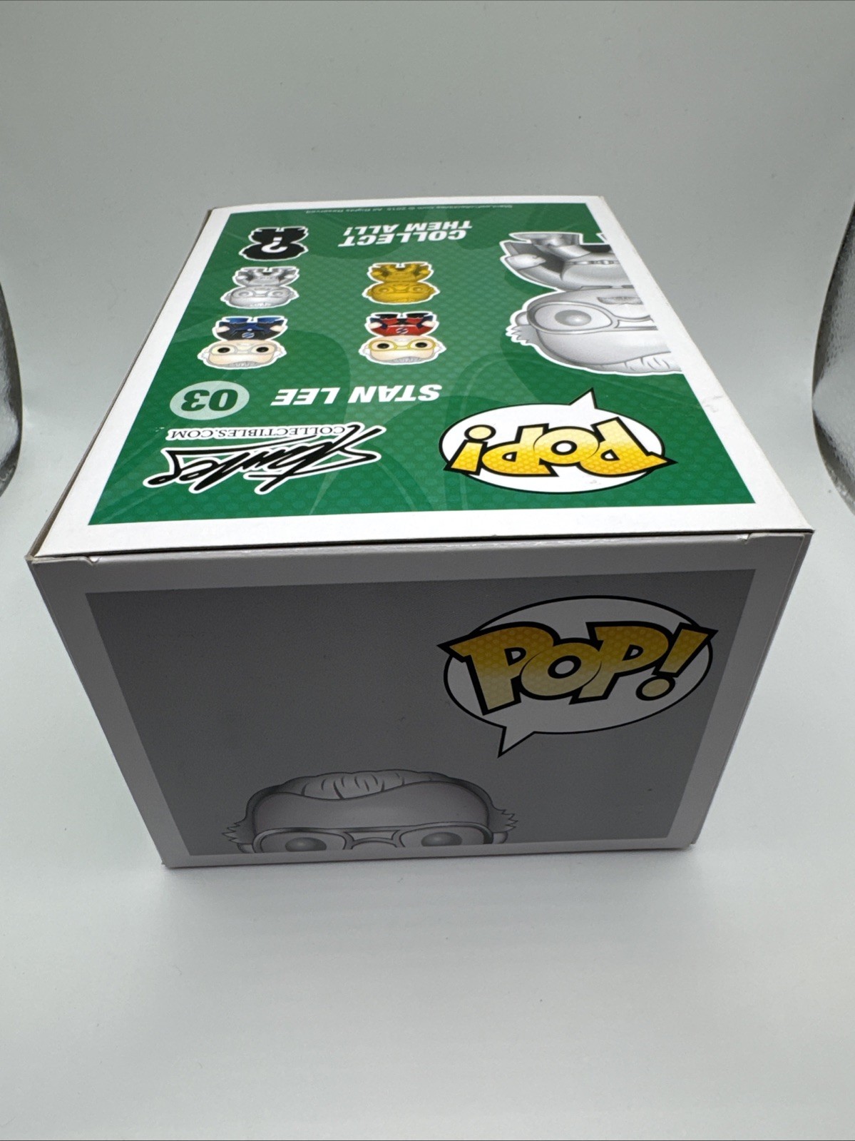 Funko Pop Stan Lee Platinum Signed Auto Excelsior Authentic Free Ship+Hard Stack