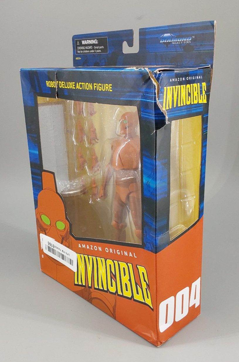 Robot Deluxe Action Figure Invincible Amazon Diamond Select 2022 *DAMAGED BOX*