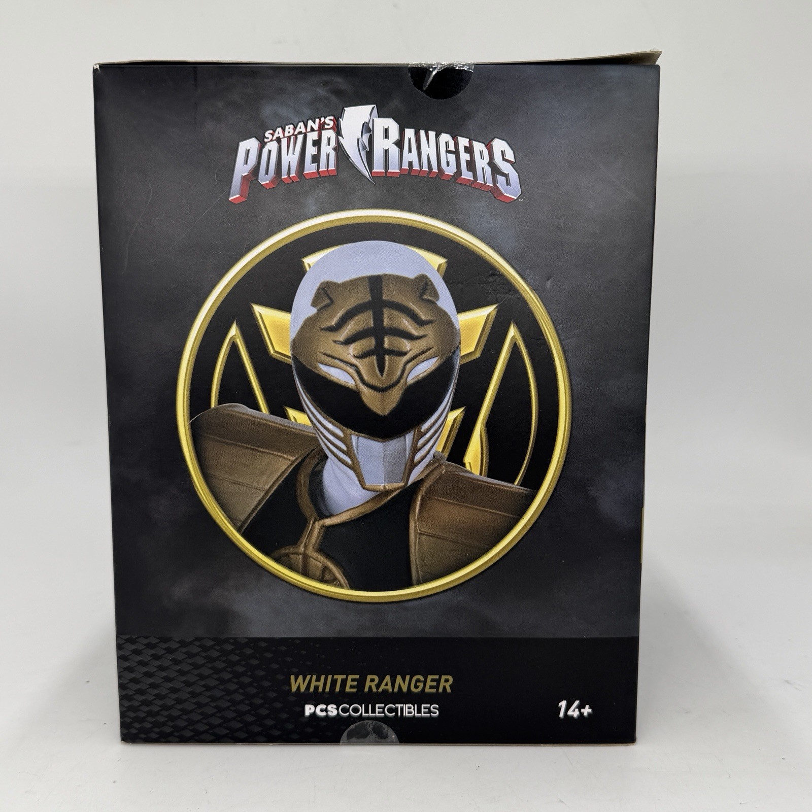 PCS White Ranger Statue Mighty Morphin Power Rangers Saba NIB