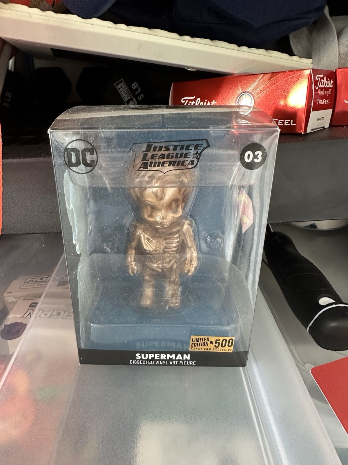 XXRAY Superman Copper Limited Edition 4-inch figure by Mighty Jaxx