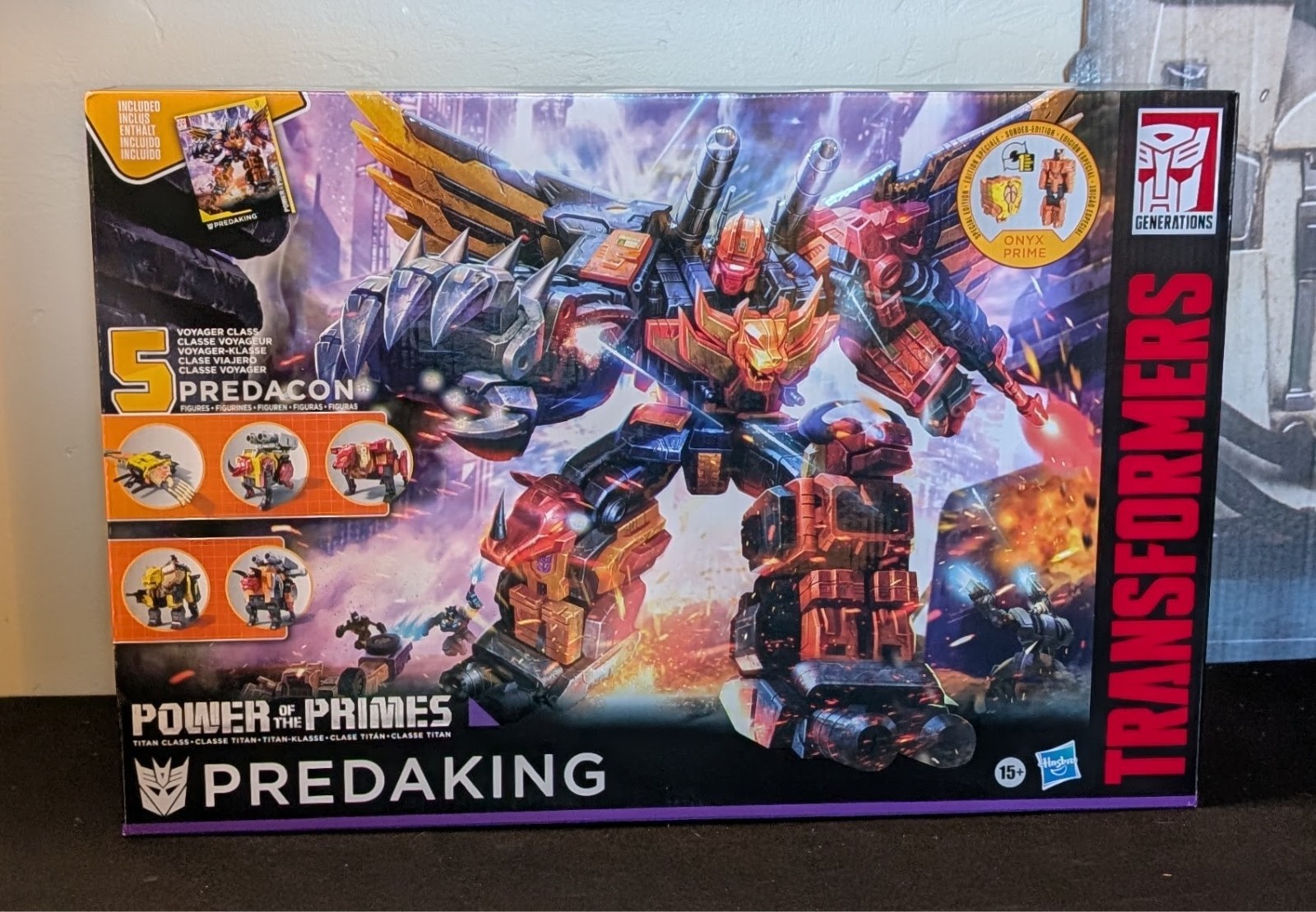 2025 Transformers Generations Power of The Primes Titan Class Predaking Figure!