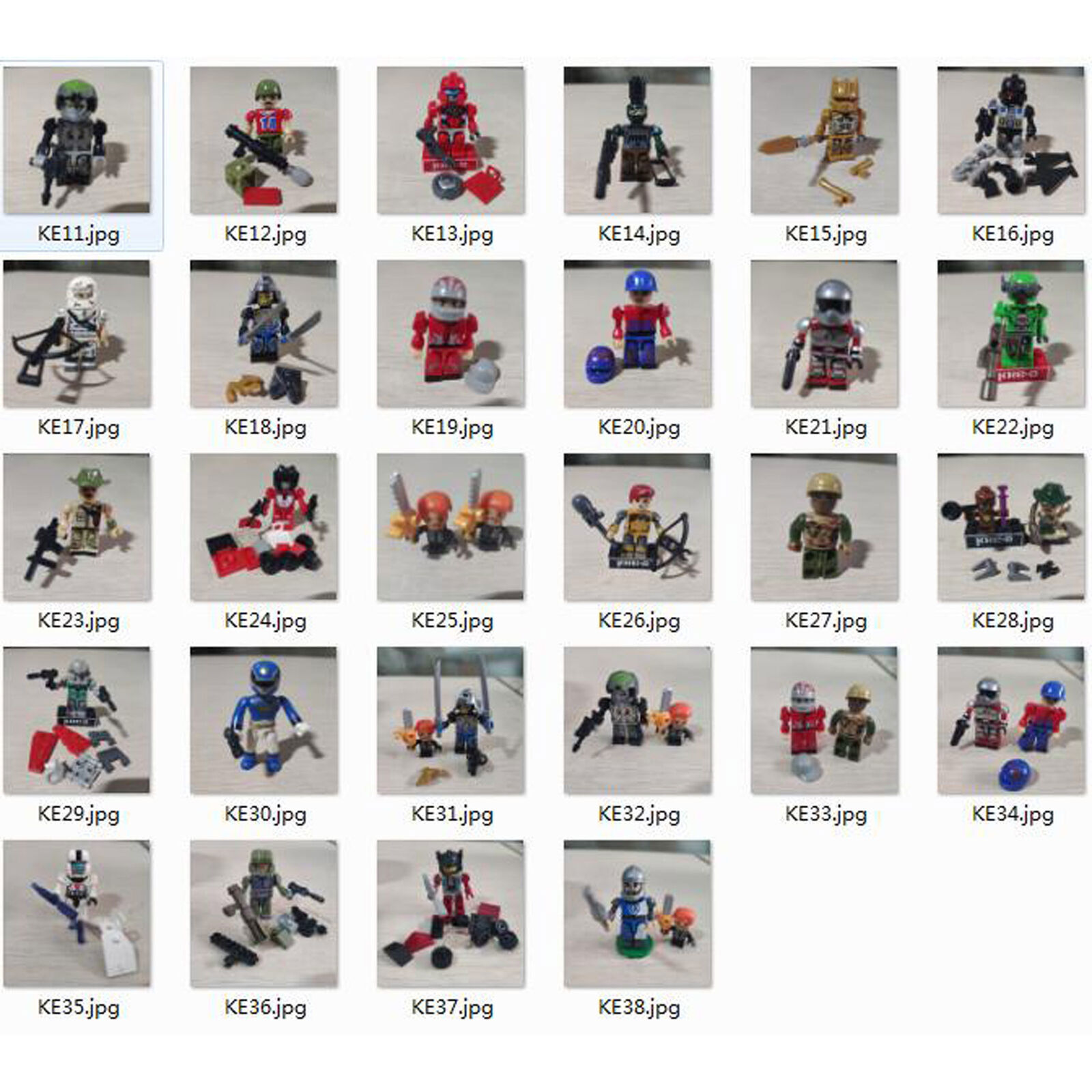 KRE-O Transformers Robot Soldier Knight GI Joe KREON Buliding Toys – Your Choice