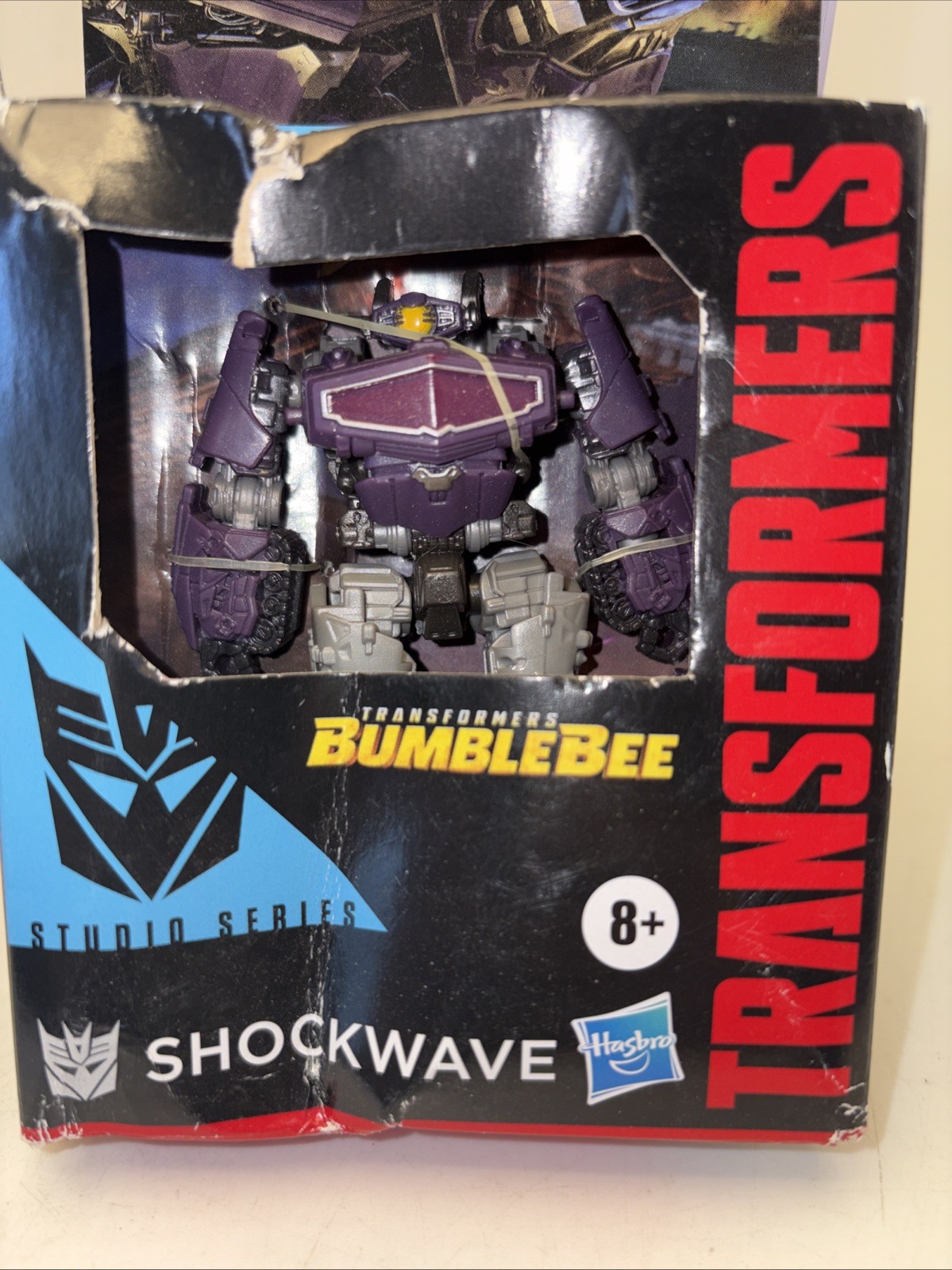 Transformers Studio Series: BubbleBee Core Class: Shockwave 3.75&Prime; Figure Damaged