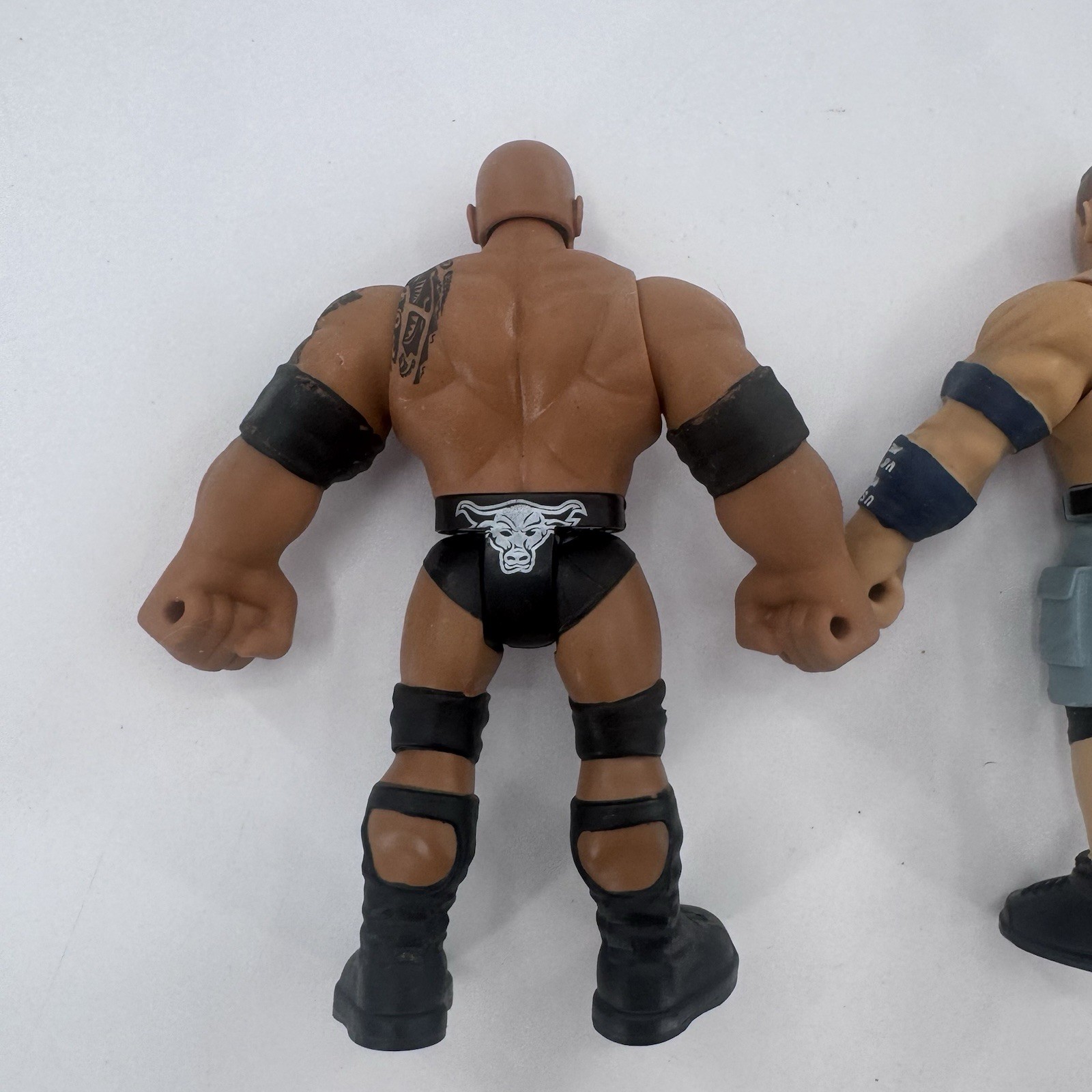 WWE John Cena & The Rock Bend ‘N Bash Action Figure Mattel 2021 Fast Shipping