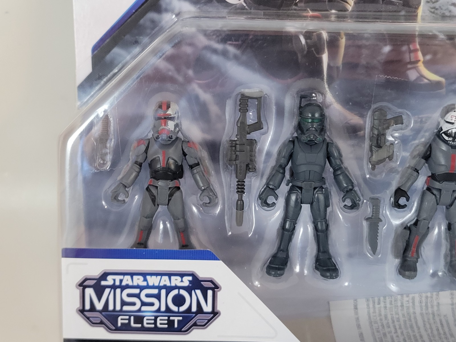 Star Wars Mission Fleet Bad Batch Clone Commando Clash 2.5&Prime; Figures New in Box