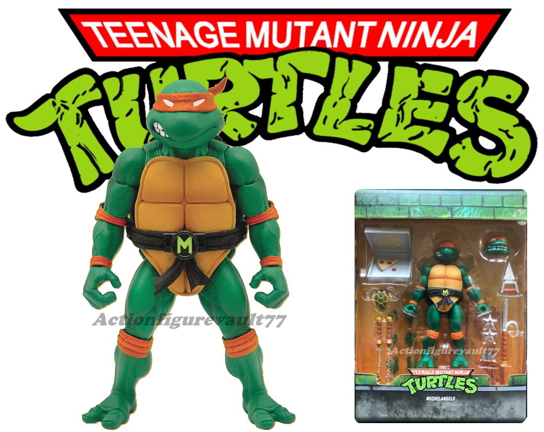 SUPER 7 Ninja Turtles TMNT Ultimates LEONARDO Raphael MICHELANGELO Donatello