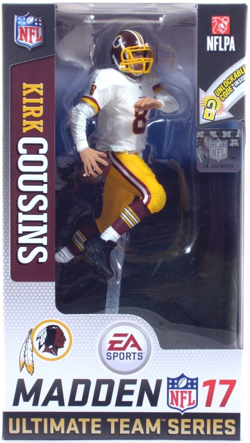 McFarlane EA Sports Madden NFL 17 Ultimate Team Series 3 KIRK COUSINS 6&Prime; Figure