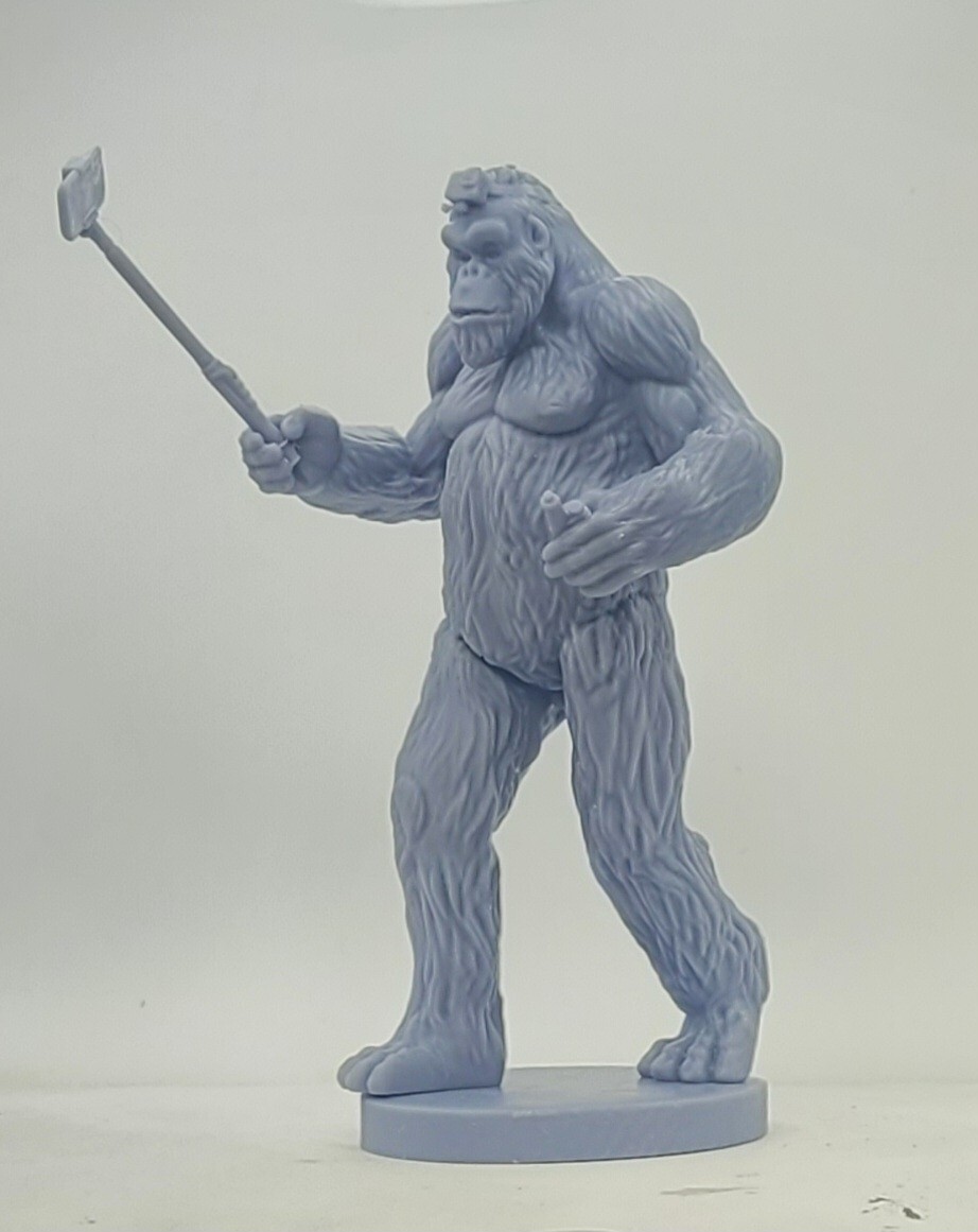 Bigfoot VLOGGING VAPING Custom Resin figure based on viral tiktok meme