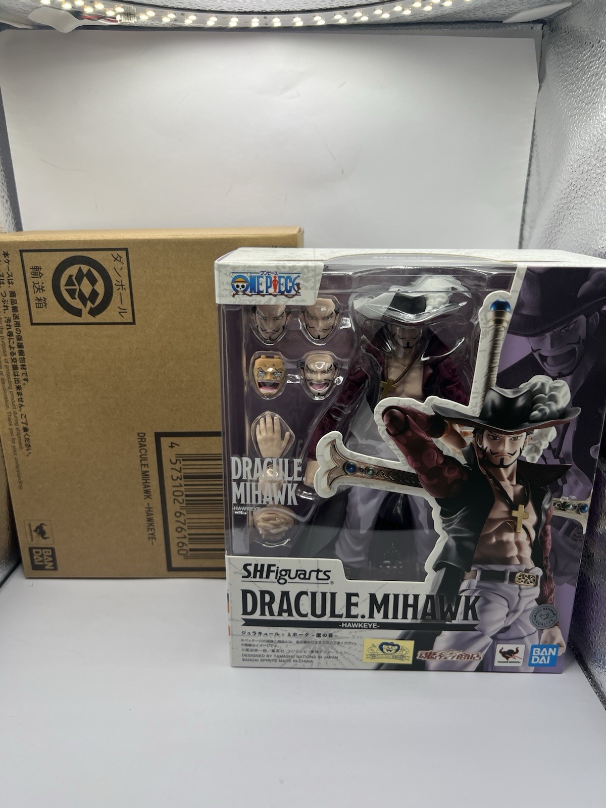 S.H. Figuarts Dracule Mihawk Hawkeye One Piece Eagle Eye (US SELLER)