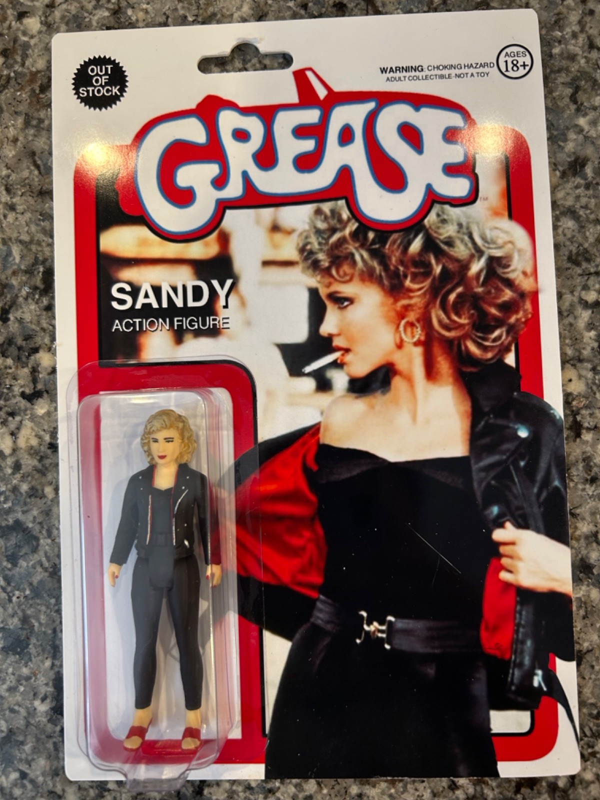 Grease sandy action figure