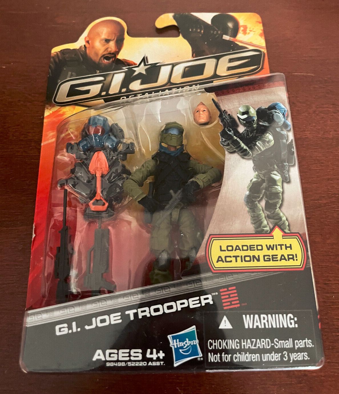 GI Joe: Retaliation Trooper 1/18 (3.75in) scale BLUE VARIANT NEW & UNOPENED