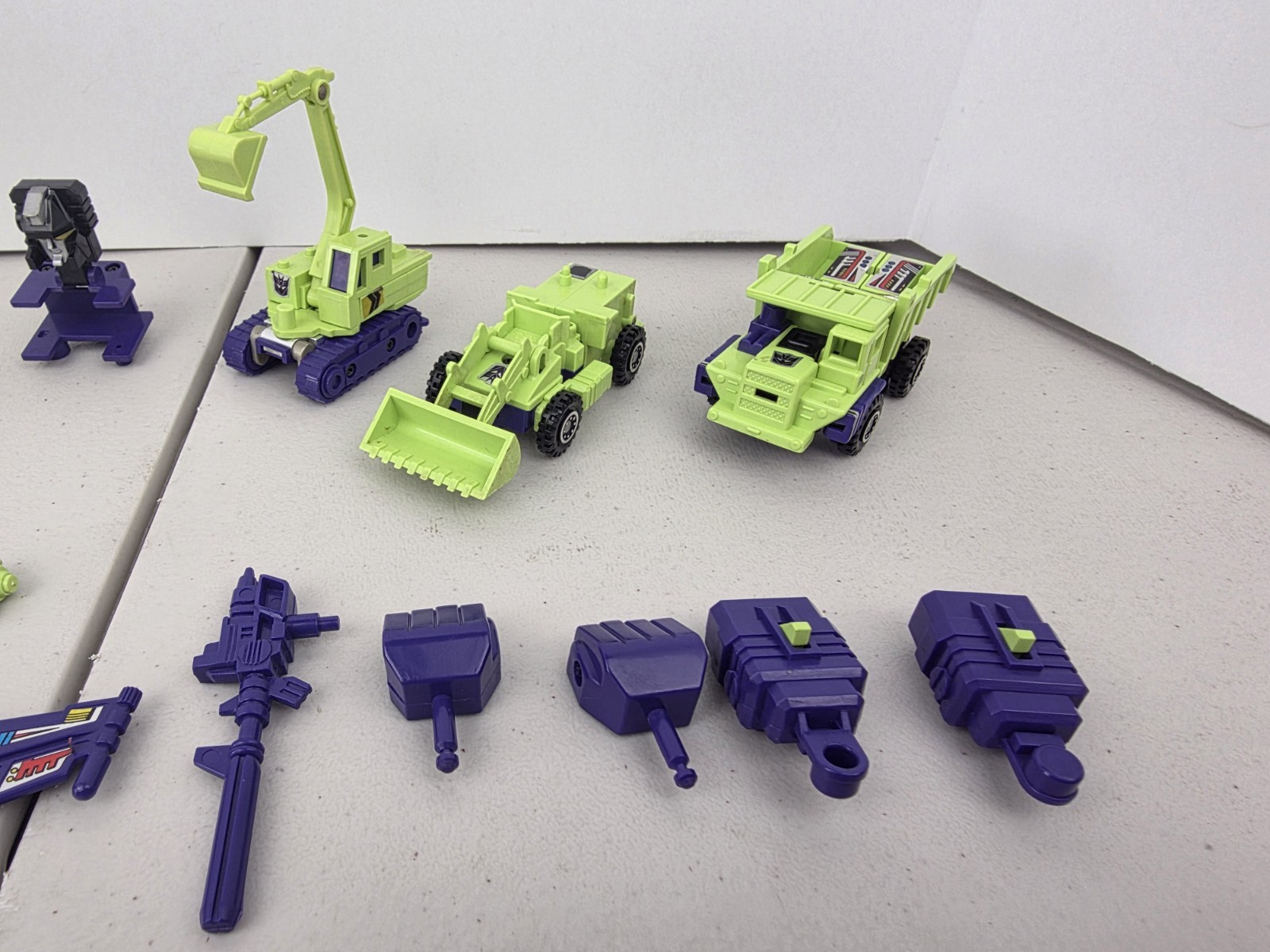 Vintage G1 Transformers Constructicons Devastator Hasbro 1985