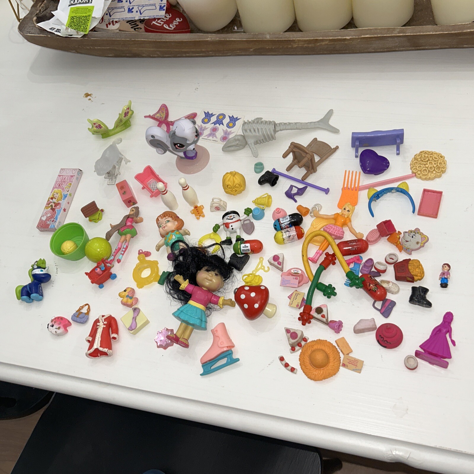 Action Figure Lot Nerd Junk Drawer Huge shopkins MLP Mixed Girls Mini figurines
